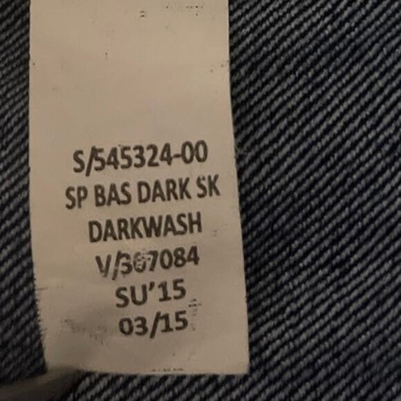 Old Navy Maternity Skinny Jeans Full Panel Dark Wash‎ Denim Size 18R - Picture 8 of 11